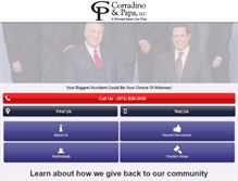 Tablet Screenshot of corradinoandpapa.com